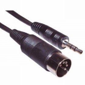   5 pólusú DIN dugó- 3,5mm sztereó jack dugóval szerelt kábel. 1,2m AKCIÓS !!!! KAPHATÓ !!!!!!