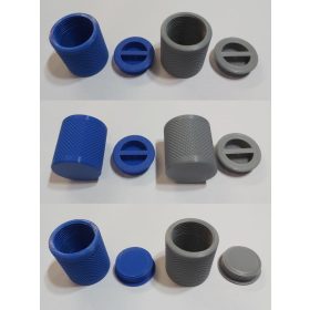   Hengeres műanyag doboz  csavaros tetővel 43x38mm KAPHATÓ !!!!!!