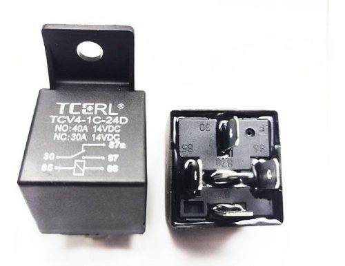 12V-os RELÉ, 40A, DC 9-18V (5 érintkezős)RENDELÉS ALATT !!!!!!!