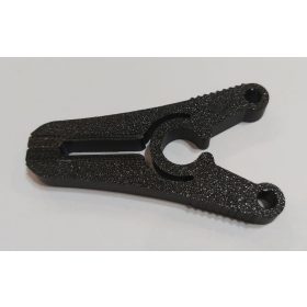   Műanyag rugós szorító csipeszt, egyenes, 8mm cserélhető szoritópofa, UV álló, 61mm KAPHATÓ !!!!