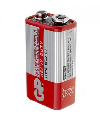 GP Powercell HEAVY DUTY 6F22 9V elem RENDELÉS ALATT !!!!!!!!