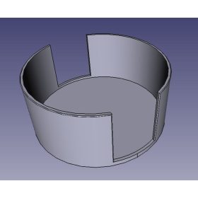   Poháralátét tartó műanyag tároló, 1-20db 90x2mm poháralátéthez