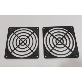   Ventillátor rács műanyag 70x70x3,2mm fekete KAPHATÓ !!!!!