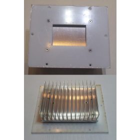   POWER LED lámpatest natur alumínium 1W - 20Wig. 111x33x80mm  KAPHATÓ !!!!!!