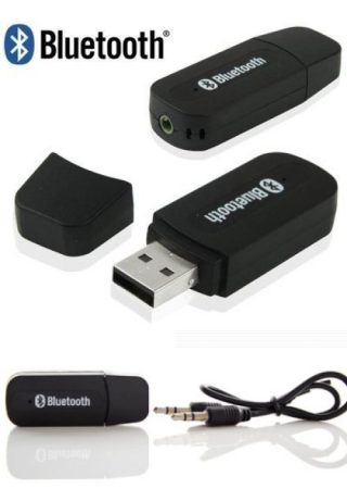 Bluetooth® 2.0 vezeték nélküli audio vevő adapter (telefon - erősítő összekapcsolása) KIFOGYOTT !!!!!