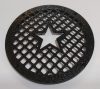 Hangszóró rács, fekete, 130mm hangszóróhoz, csillag mintával. KAPHATÓ !!!!!!!