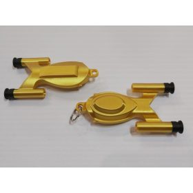 Kulcstartó űrhajó, aranyszínű KAPHATÓ !!!!!!!!