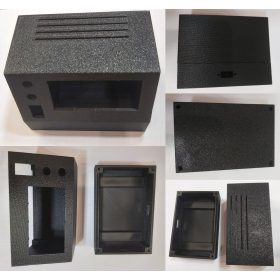   DC - DC Labortápegység ZK-4KX és ZK-5KX modulokhoz való fekete ház alsó dobozzal asztali verzió. KAPHATÓ !!!!!!