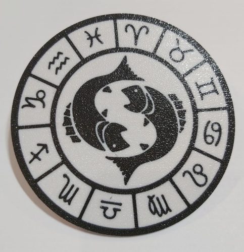 Poháralátét, műanyag mosható, 90x2mm (0023) HALAK KAPHATÓ !!!!!