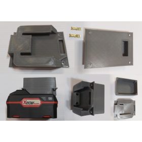   Akkumulátor sín Parkside XS20V, 2db érintkező saruval + 81x60x30mm-es doboz KAPHATÓ !!!!!