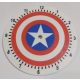 Egyedi falióra Amerika kapitány pajzs 175mm, óratartó házzal, óraszerkezet nélkül. KAPHATÓ !!!