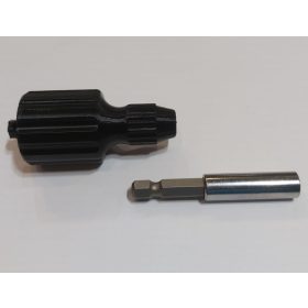   Kulcstartó mini marokcsavarhúzó, tároló rekesszel, + bitfej toldó 60mm. (61x28mm) KAPHATÓ !!!!!
