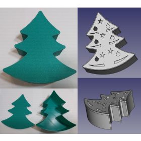 Kárácsonyi dísz doboz, zárt előlappal KAPHATÓ !!!!!!