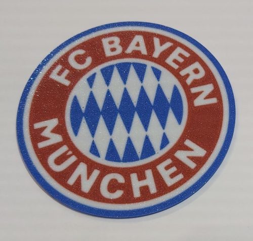 Poháralátét, műanyag mosható, 90x2mm (0059) FC Bayern München KAPHATÓ !!!!!