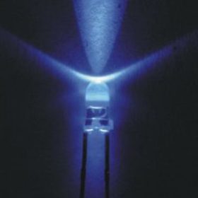 3mm KÉK nagyfényű víztiszta LED 6000mcd KAPHATÓ !!!!!