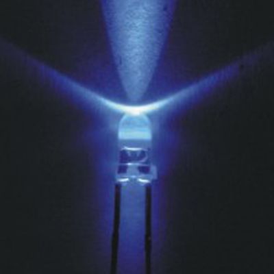 3mm KÉK nagyfényű víztiszta LED 6000mcd KAPHATÓ !!!!!