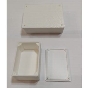   Műszerdoboz műanyag 60x40x25mm fehér csavarok nélkül KAPHATÓ !!!!!!!