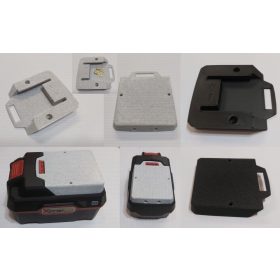   Akkumulátor sín Parkside XS20V, 2db érintkező saruval Fekete KAPHATÓ !!!!!!!