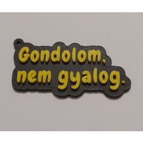 Gondolom nem gyalog. kulcstartó KAPHATÓ !!!!!!