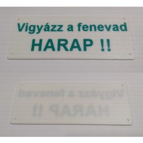 Vigyázz a fenevad HARAP !!