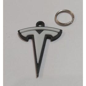   Tesla autós kulcstartó, kétszínű, de más színben is kérhető. KAPHATÓ !!!!!!!