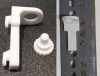 Dexion polcrendszerhez szerszámtároló, univerzális 1-2,5mm vastagságú oszlophoz, csavarhúzó tartó 16,5mm lyukkal KAPHATÓ !!!!!!