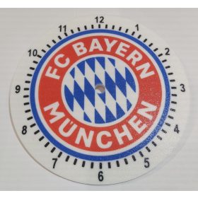   Egyedi falióra FC Bayern München 175mm, óratartó házzal, óraszerkezet nélkül. KAPHATÓ !!!
