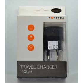   USB hálózati töltőt, USB MINI dugóval 1m, fekete, kimeneten max 1,1A. AKCIÓS !!!!!! KAPHATÓ !!!!!!