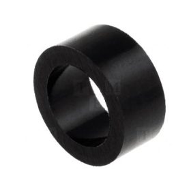   Távtartó D7x3,6x5mm fekete műanyag, Polystyrol (20097) KAPHATÓ !!!!!!