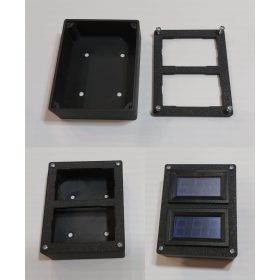   Műszerdoboz műanyag 74x60x28mm, műszeres előlappal, műszerek nélkül KAPHATÓ !!!!!