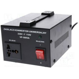   Asztali feszültség konverter 500W 230/110V (AUTOTRANSFORMÁTOR fém házban) (VOLT VP-500VA) KAPHATÓ !!!!!!!!