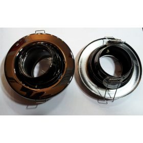   Beépíthető lámpatest billenő ,fém, bronz, halogénhez vagy LED-hez MR16-os foglalat nélkül AKCIÓS !!!!!! (DL56/BN) KAPHATÓ !!!!!