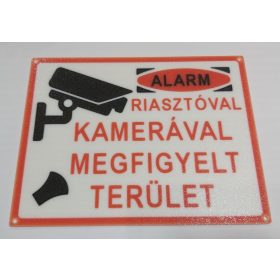   Kamerával riasztóval megfigyelt terület 170x130mm KAPHATÓ !!!!!!