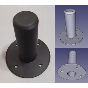   Beépíthető hangfalállvány hüvely, műanyag RENDELHETŐ !!!!! 1-2 munkanap