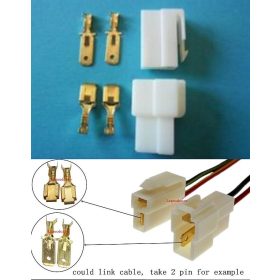   2 csatlakozós MOLEX 6,3mm sarukkal, kábel nélkül 20A-ig KAPHATÓ !!!!!!!