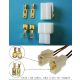 2 csatlakozós MOLEX 6,3mm sarukkal, kábel nélkül 20A-ig KAPHATÓ !!!!!!!