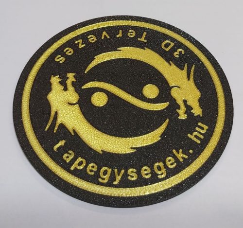 Poháralátét, műanyag mosható, 90mm, saját logóval, és szöveggel RENDELHETŐ !!!!!