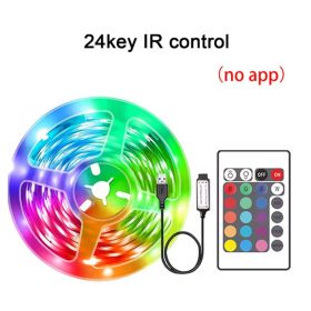   RGB LED szalag 5M 5V-os távirányítóval RENDELÉSRE !!!!!!