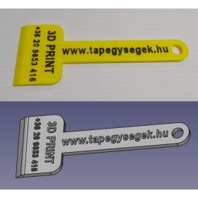   3D műanyag spakli, kérhető saját felirattal 4db-tól KAPHATÓ !!!!!!!