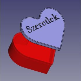 Szív alaku doboz
