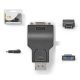 DisplayPort dugó - VGA aljzat, adapter, passzív, Fekete (CCGB37935BK) AKCIÓS !!!! RENDELÉSRE !!!!!!!