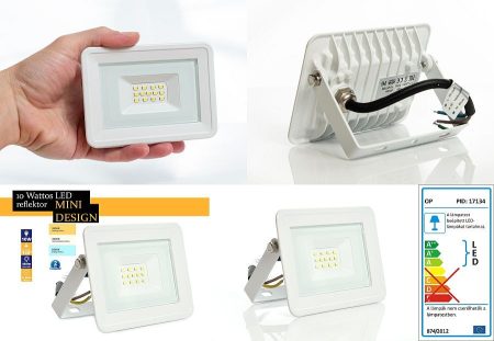 Mini LED reflektor fehér 10W 100°  Természetes fehér AKCIÓS !!!!!! RENDELÉSRE !!!!!! 3-4 munkanap
