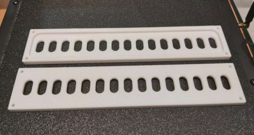 Fali tároló, modulosan építhető, fali panel 211x42x6mm (Fanni fal 006) KAPHATÓ !!!!!!