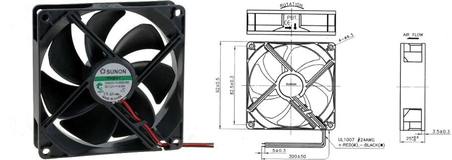Ventilátor 12V 6015 - Ventilátorok és hűtés 