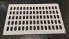 Fali tároló, modulosan építhető, fali panel 211x127x6mm (Fanni fal 003) KAPHATÓ !!!!!!