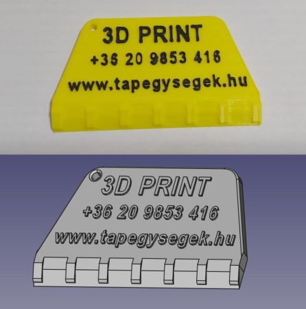 3D műanyag kulcstartó spakli, jégkaparó, kérhető saját felirattal 10db-tól KAPHATÓ !!!!!!!