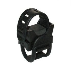   Biciklis LED-elem lampa tartó konzol, forgatható 360 fokban, gumis szorítás tág határok között (4es verzió) KAPHATÓ !!!!