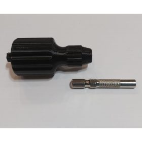   Kulcstartó mini marokcsavarhúzó, tároló rekesszel, + bitfej átalakító 46mm. (61x28mm) KAPHATÓ !!!!!
