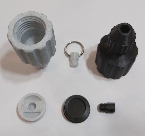 Kulcstartó normal marokcsavarhúzó, tároló rekesszel, 6mm-es normál bitfejekhez. (76x35mm) KAPHATÓ !!!!!