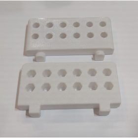   Fali tároló, modulosan építhető, fali panelhez 12db bitfej tartó 79x36x12mm (Fanni fal 060) KAPHATÓ !!!!!!